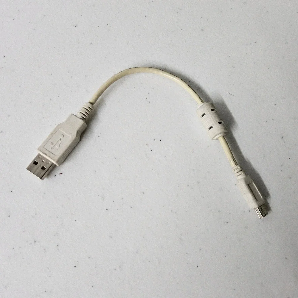 USB to Mini USB Cable Cord Data Transfer Charger White‎ 10 inch